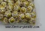 CIB525 22mm round fashion Indonesia jewelry beads wholesale