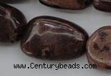 CIJ130 15.5 inches 15*18mm – 18*25mm freeform dyed impression jasper beads