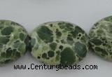 CIJ80 15.5 inches 13*18mm oval impression jasper beads wholesale