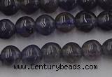 CIL100 15.5 inches 4mm round iolite gemstone beads wholesale