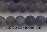 CIL109 15.5 inches 6mm round matte iolite gemstone beads