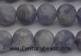 CIL110 15.5 inches 8mm round matte iolite gemstone beads