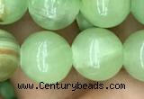 CJB311 15.5 inches 10mm round dyed green jade gemstone beads