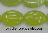 CKA250 15.5 inches 18*25mm oval Korean jade gemstone beads