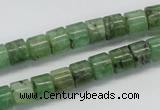 CKC104 16 inches 6*8mm column natural green kyanite beads wholesale