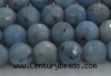 CKC703 15.5 inches 10mm faceted round imitation blue kyanite beads