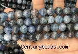 CKC753 15.5 inches 10mm round blue kyanite beads wholesale