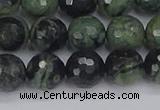 CKJ312 15.5 inches 8mm faceted round kambaba jasper beads