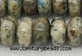 CKJ439 15.5 inches 5*10mm - 6*10mm rondelle natural k2 jasper beads