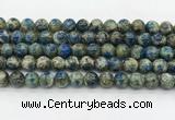 CKJ476 15.5 inches 10mm round natural k2 jasper beads wholesale