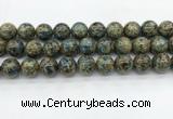 CKJ478 15.5 inches 14mm round natural k2 jasper beads wholesale