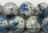 CKJ483 15.5 inches 10mm round natural k2 jasper beads