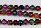 CKQ31 15.5 inches 6mm round dyed crackle quartz beads wholesale