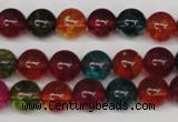 CKQ33 15.5 inches 10mm round dyed crackle quartz beads wholesale