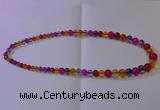 CKQ400 15.5 inches 6mm - 12mm round dyed crackle quartz beads