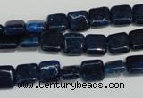 CKU115 15.5 inches 8*8mm square dyed kunzite beads wholesale