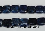 CKU116 15.5 inches 10*10mm square dyed kunzite beads wholesale