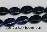 CKU131 15.5 inches 10*14mm oval dyed kunzite beads wholesale