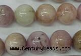 CKU207 15.5 inches 14mm round pink kunzite beads wholesale