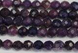 CKU21 15.5 inches 6mm faceted round purple kunzite beads wholesale