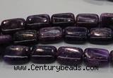 CKU44 15.5 inches 8*12mm rectangle purple kunzite beads wholesale