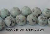 CKW03 15.5 inches 10mm round kiwi jasper gemstone beads