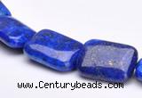 CLA06 Blue 13*18mm rectangle dyed lapis lazuli gemstone beads