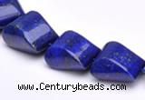 CLA30 14*18mm deep blue dyed lapis lazuli gemstone beads