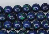 CLA403 15.5 inches 10mm round synthetic lapis lazuli beads