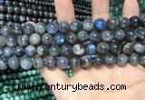 CLB1011 15.5 inches 8mm round labradorite beads wholesale