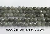 CLB1077 15.5 inches 10mm faceted round labradorite beads