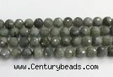CLB1078 15.5 inches 12mm faceted round labradorite beads