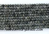 CLB1200 15.5 inches 4mm round black labradorite gemstone beads