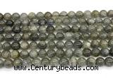 CLB1241 15 inches 6mm round labradorite beads wholesale