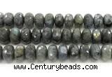CLB1288 15.5 inches 12*20mm faceted rondelle labradorite beads