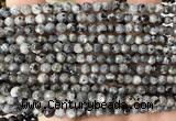 CLB1300 15 inches 4mm faceted round black labradorite beads wholesale