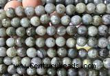 CLB1309 15 inches 8mm faceted round labradorite beads wholesale