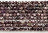 CLB2025 15 inches 6mm round natural lepidolite gemstone beads