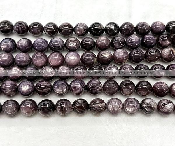 CLB2039 15 inches 12mm round natural lepidolite gemstone beads