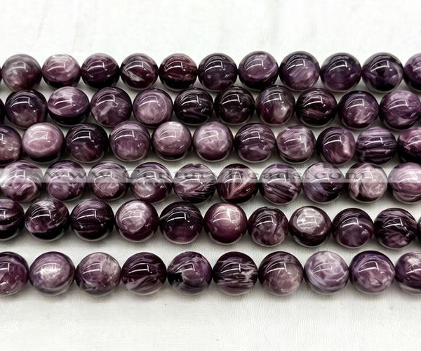 CLB2045 15 inches 13mm round natural lepidolite gemstone beads