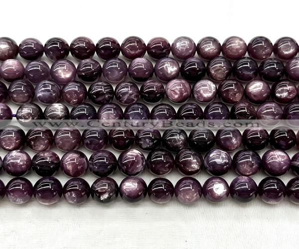 CLB2051 15 inches 11mm round natural lepidolite gemstone beads