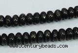 CLB301 15.5 inches 5*8mm rondelle black labradorite gemstone beads