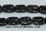 CLB309 15.5 inches 10*14mm rectangle black labradorite gemstone beads