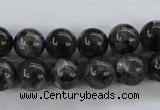 CLB354 15.5 inches 12mm round black labradorite beads wholesale