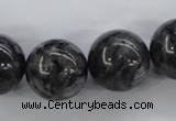 CLB357 15.5 inches 18mm round black labradorite beads wholesale