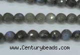 CLB512 15.5 inches 8mm faceted round labradorite gemstone beads