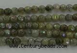 CLB609 15.5 inches 3mm faceted round AB-color labradorite beads