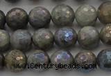 CLB613 15.5 inches 10mm faceted round AB-color labradorite beads