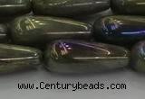 CLB781 15.5 inches 10*30mm teardrop AB-color labradorite beads