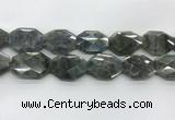 CLB799 25*30mm - 25*35mm faceted octagonal labradorite beads